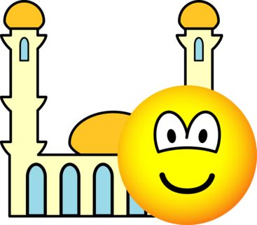 Moskee gaande emoticon